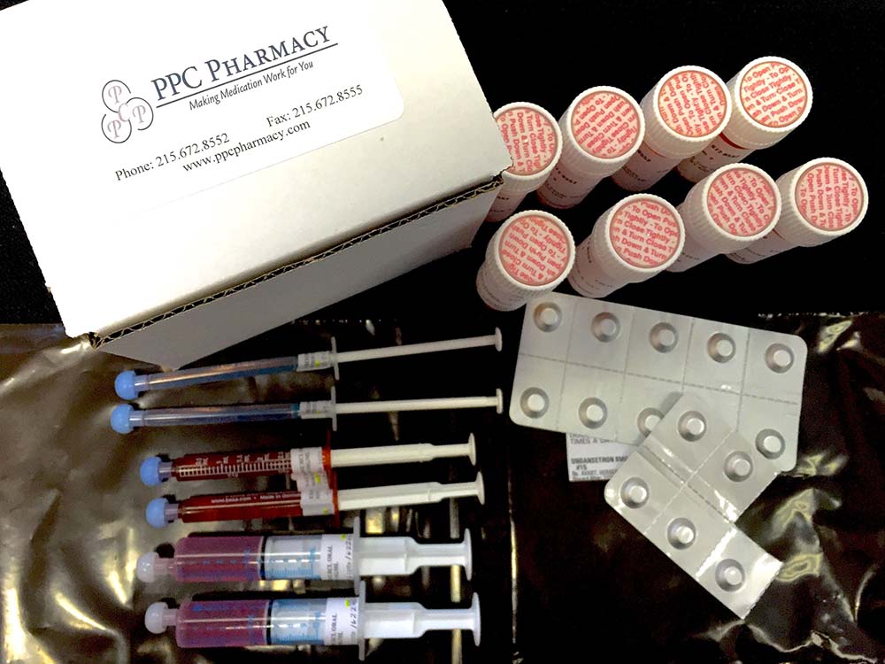 This is a typical "detox box" given to patients participating in the outpatient detox program at My Addiction Physician.